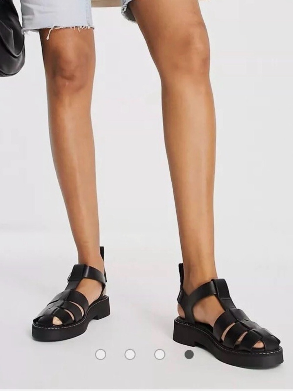 & other stories gladiator chunky fisherman size 6 sandals